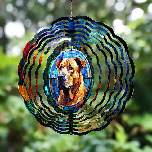 Shar Pei Wind Spinner